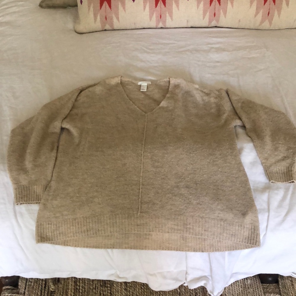 H&M Beige Light Wright Sweater